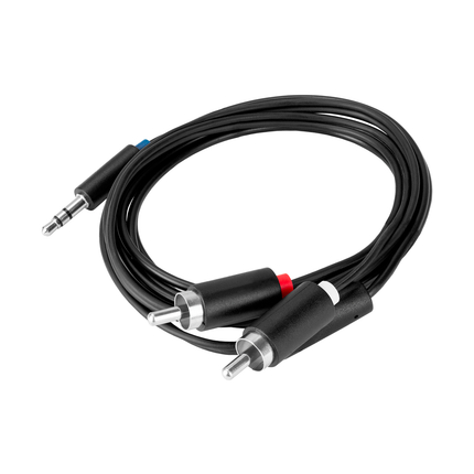 CRX-3.5-2RCA6FT-BK  | Stereo Sound Cable - Comando Audio Inc.