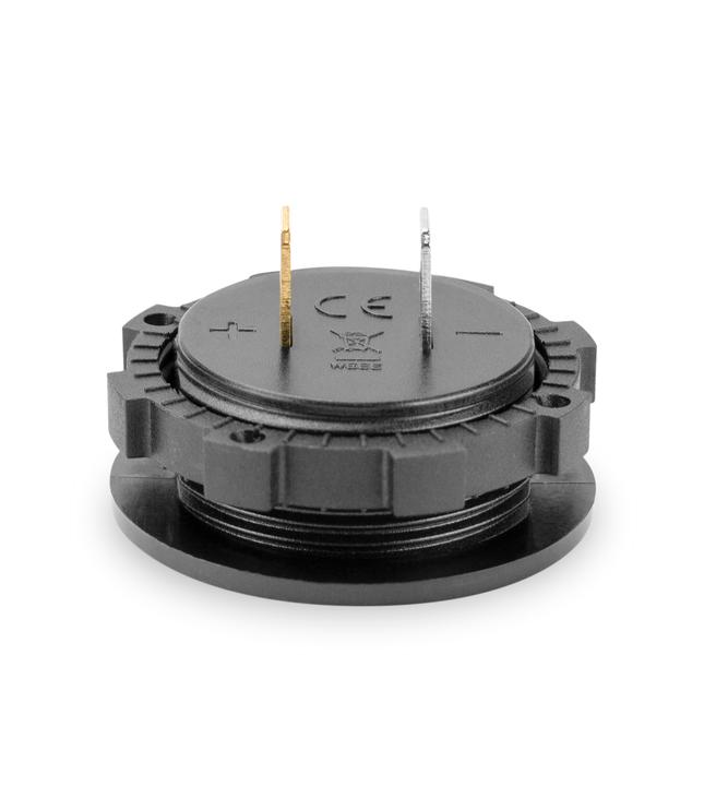 VOLTM1-BLUE | Waterproof Digital Voltmeter - Comando Audio Inc.