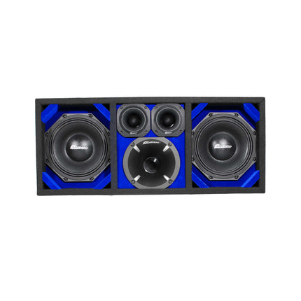 KTPON-208BLACK / DUAL 8" BLUE/BLACK