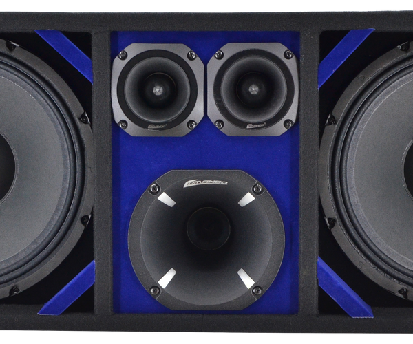 KTPON-212BLACK | KITIPON DOUBLE 12'' BLACK-BLUE – Comando Audio Inc.