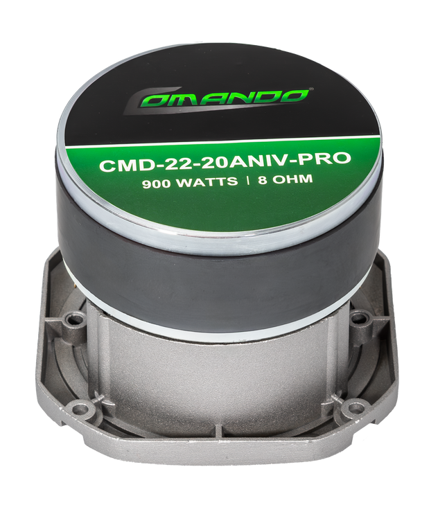 CMD-22-20ANV-PRO | 20th Anniversary Super Tweeter | 900W Max | 8Ω | - Comando Audio Inc.