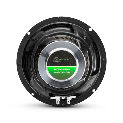 6NDFX40-PRO | MID RANGE 6.5" 500W MAX. NEO MAGNET | COIL 8ohm | 1.5”VC