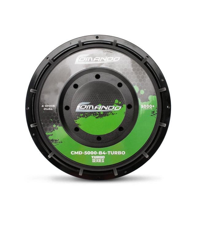 CMD-5000-B4-TURBO | SUBWOOFER 15” TURBO | 5000W | Dual 4 Ohm + TERMICONTROL BLACK