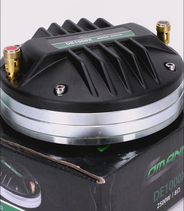 DE1000X | 2500 W MÁXIMO | 8 Ω