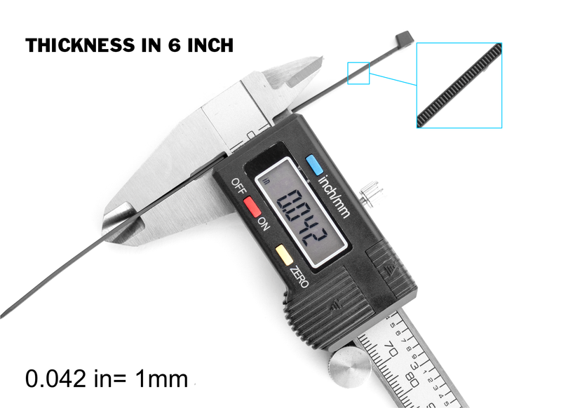CM-2.5X6B | Tie Wraps 2.5MMX6''