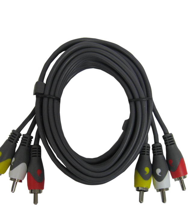 CM-6FT-05  | 6FT RCA Audio/Video Cable - Comando Audio Inc.