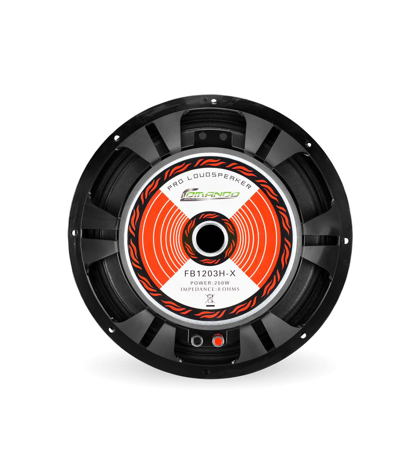 COM-FB1203H-X | 12'' 250W MAX. | COIL 8Ω - Comando Audio Inc.