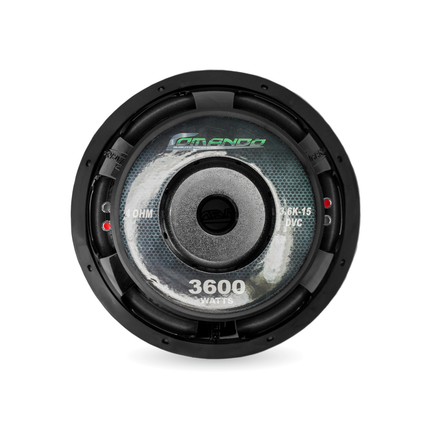 COMANDO-3.6K | 15'' 3600W MAX. | DUAL 4Ω - Comando Audio Inc.