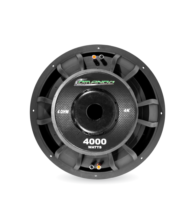 COMANDO 4K | 15'' 4000W MAX. | DUAL 4Ω - Comando Audio Inc.