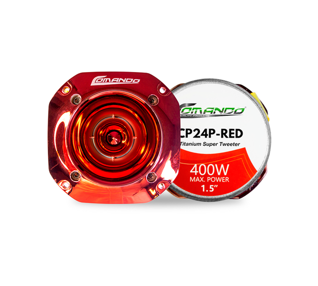 CP24P-RED | 1.5'' 400W MAX. | 4~8Ω – Comando Audio Inc. CP24P-RED | 1.5'' 400W MAX. | 4~8Ω – Comando Audio Inc.