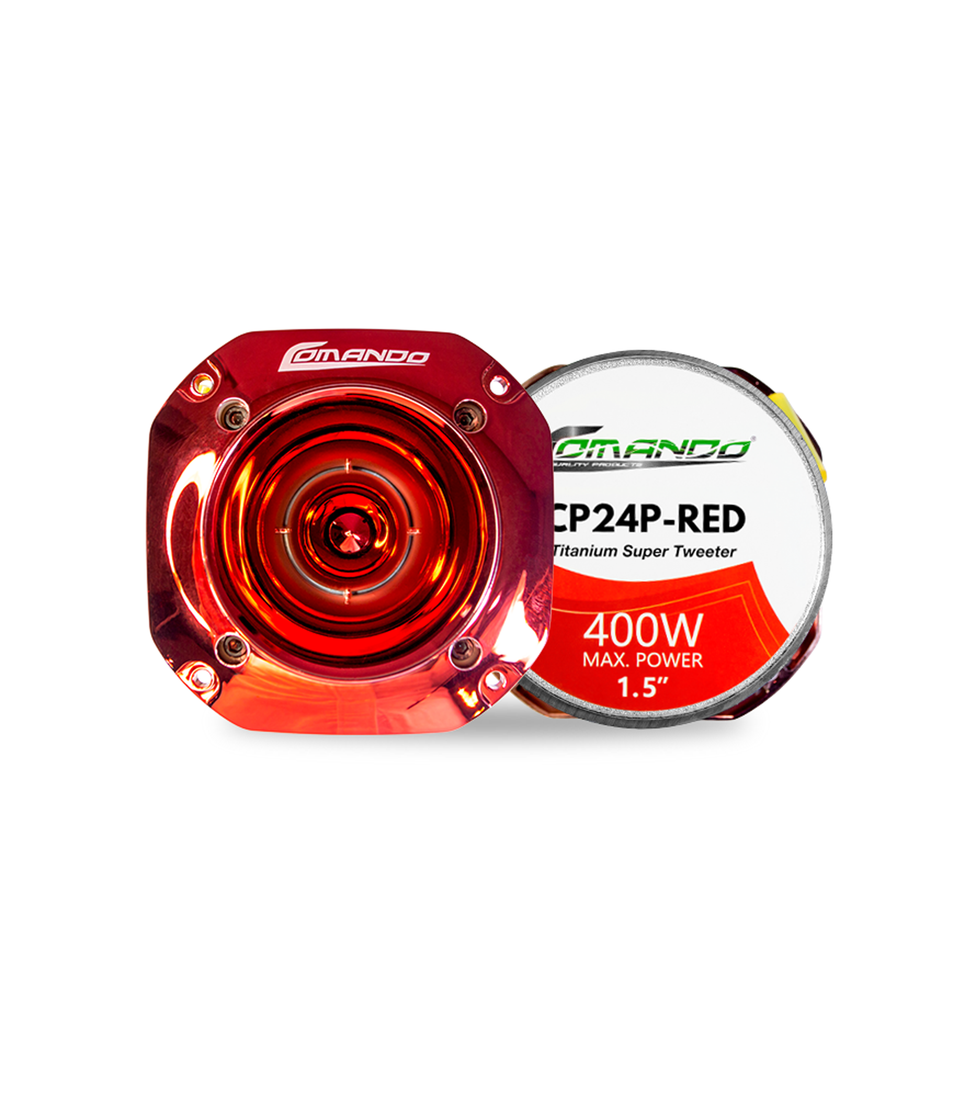 CP24P RED | 1.5''  400W MAX. | 4~8Ω - Comando Audio Inc.