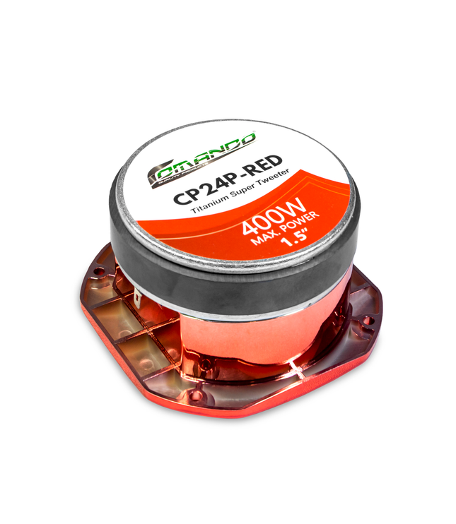 CP24P RED | 1.5''  400W MAX. | 4~8Ω - Comando Audio Inc.