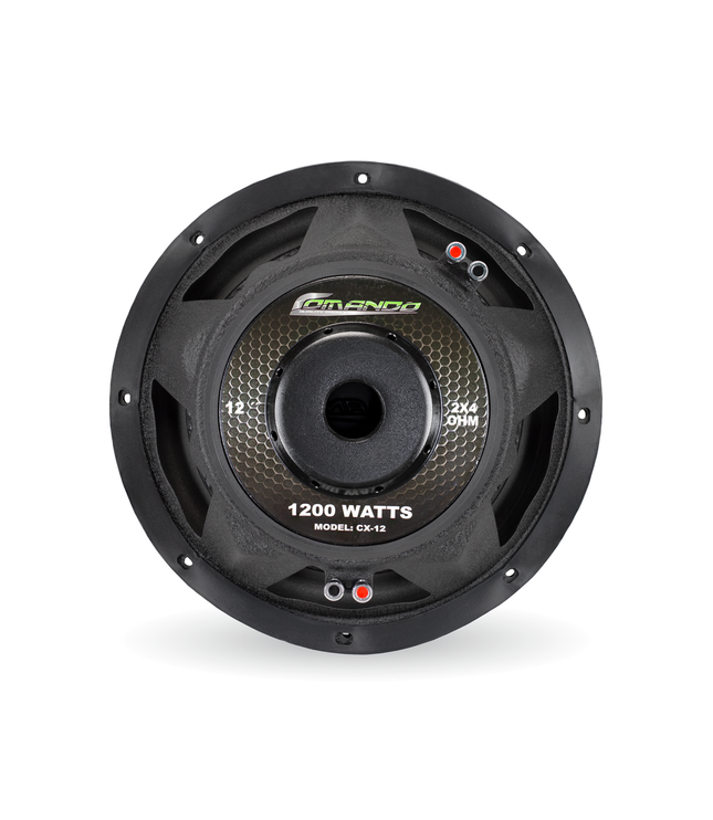 CX-12 | 12'' 1200W MAX. | DUAL 4Ω - Comando Audio Inc.