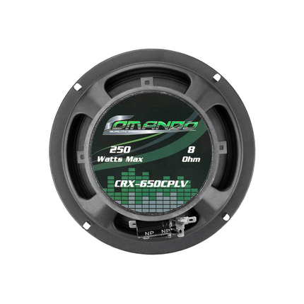 CRX-650CPLV | 6.5'' 250W MAX. | COIL 8Ω - Comando Audio Inc.