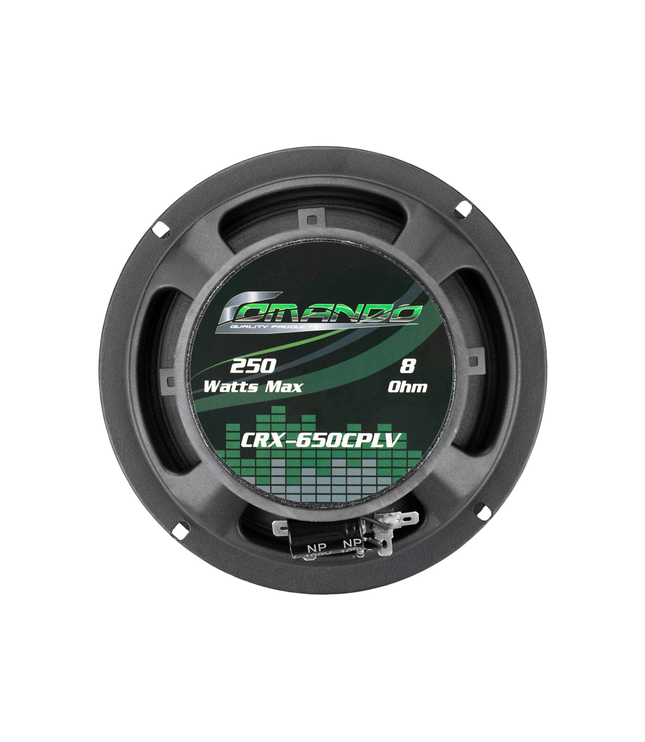 CRX-650CPLV | 6.5'' 250W MAX. | COIL 8Ω - Comando Audio Inc.