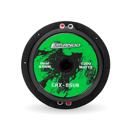 CRX-8SUB | 8'' 1200W MAX. |  DUAL 4Ω - Comando Audio Inc.