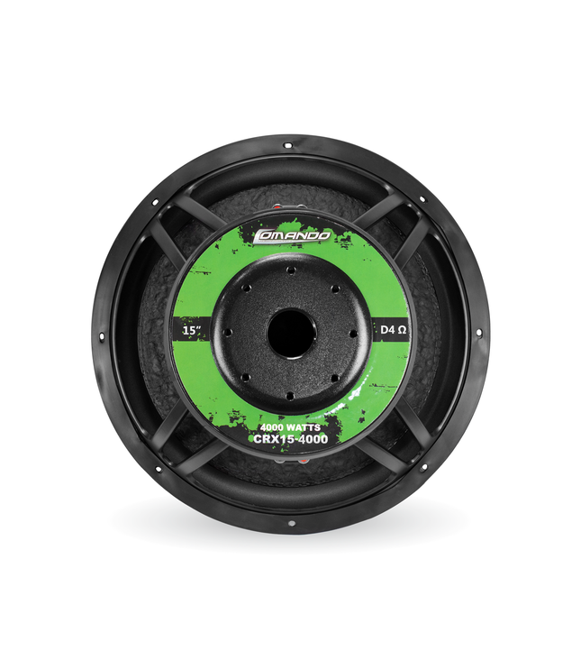 CRX-15-4000 | 15'' 4000W MAX. | DUAL 4Ω - Comando Audio Inc.