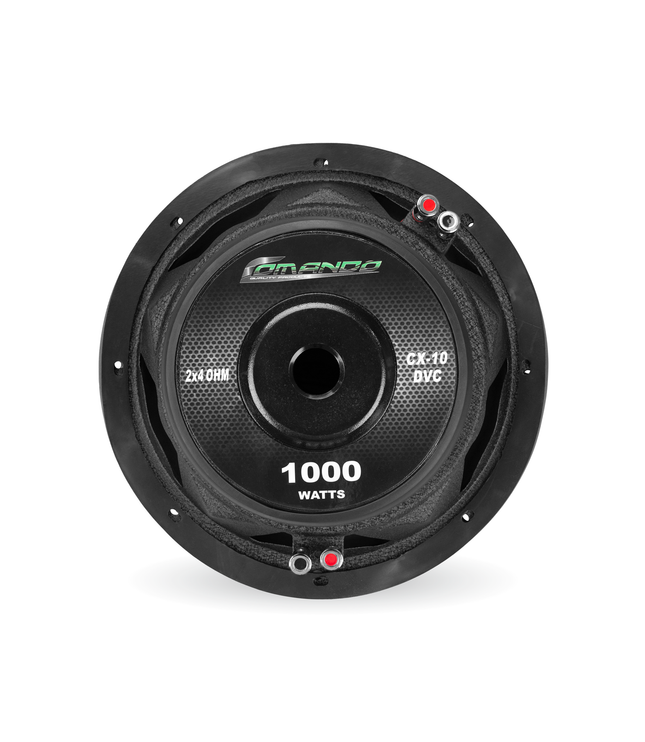 CX-10  | 10'' 1000W MAX. |  DUAL 4Ω - Comando Audio Inc.