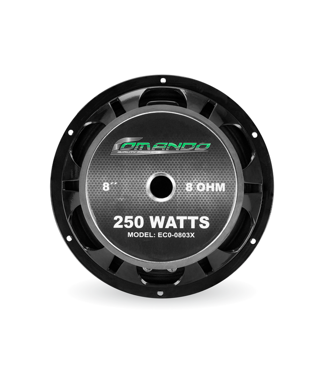 ECO-0803X | 8'' 250W MAX. | COIL 8Ω - Comando Audio Inc.