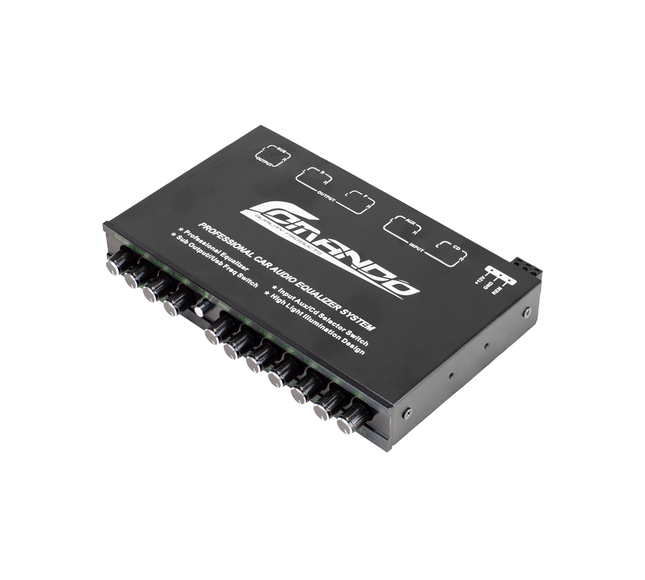 EQX-755 | 7 Bands Equalizer – Comando Audio Inc.