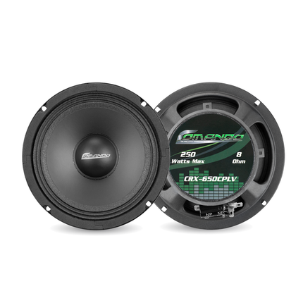 CRX-650CPLV | 6.5'' 250W MAX. | COIL 8Ω - Comando Audio Inc.