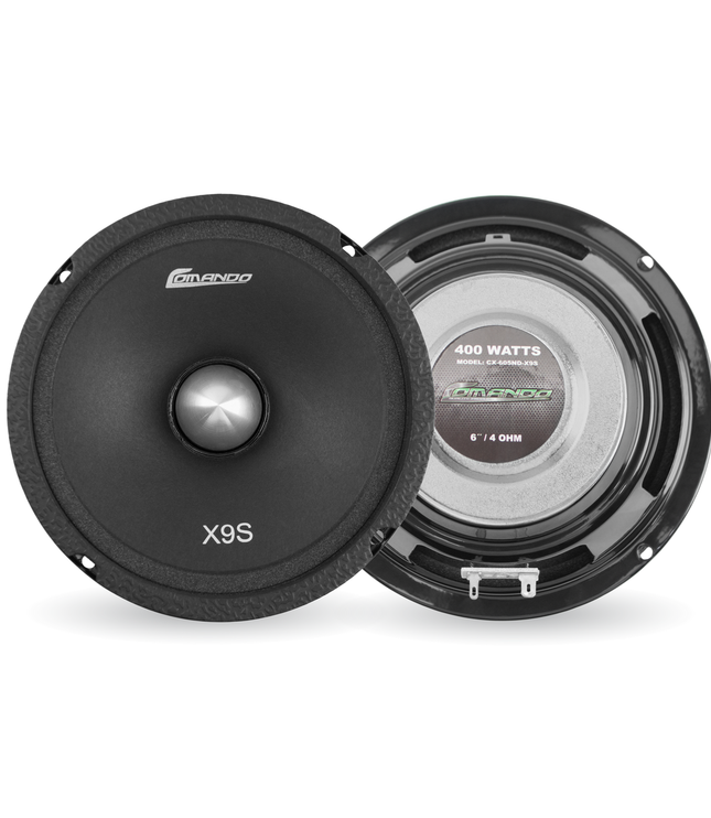 CX-605ND-X9S | 6.5 '' 400W MAX. | COIL 4Ω - Comando Audio Inc.