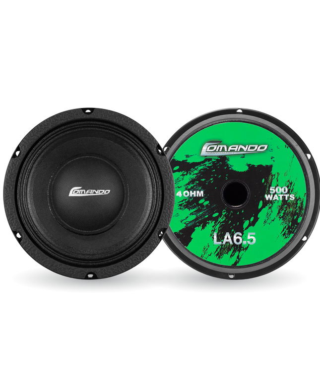 LA6.5 | 6.5'' 500W MAX. | COIL 4Ω - Comando Audio Inc.