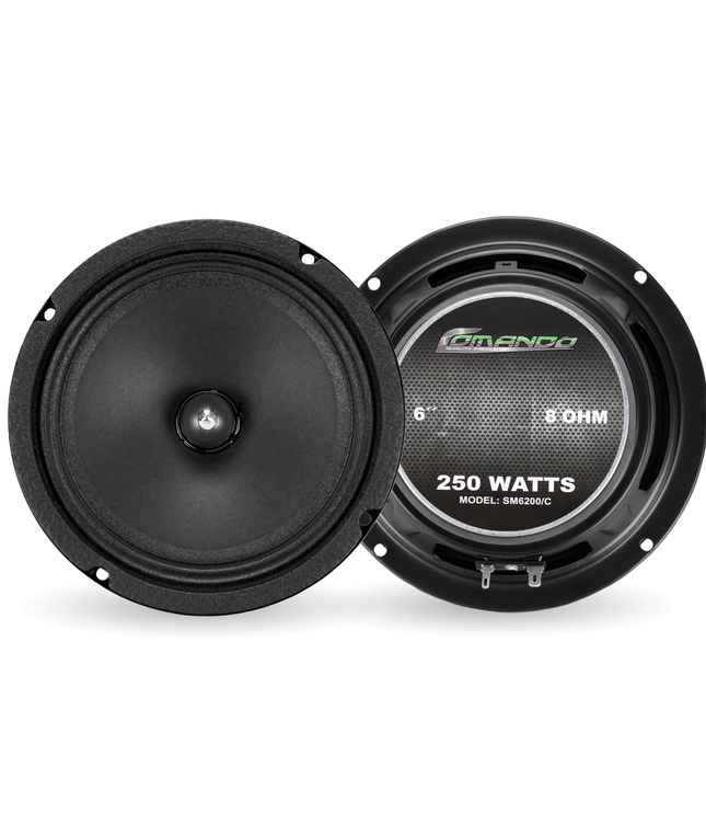 SM6200-C | 6.5'' 250W MAX. | COIL 8Ω - Comando Audio Inc.