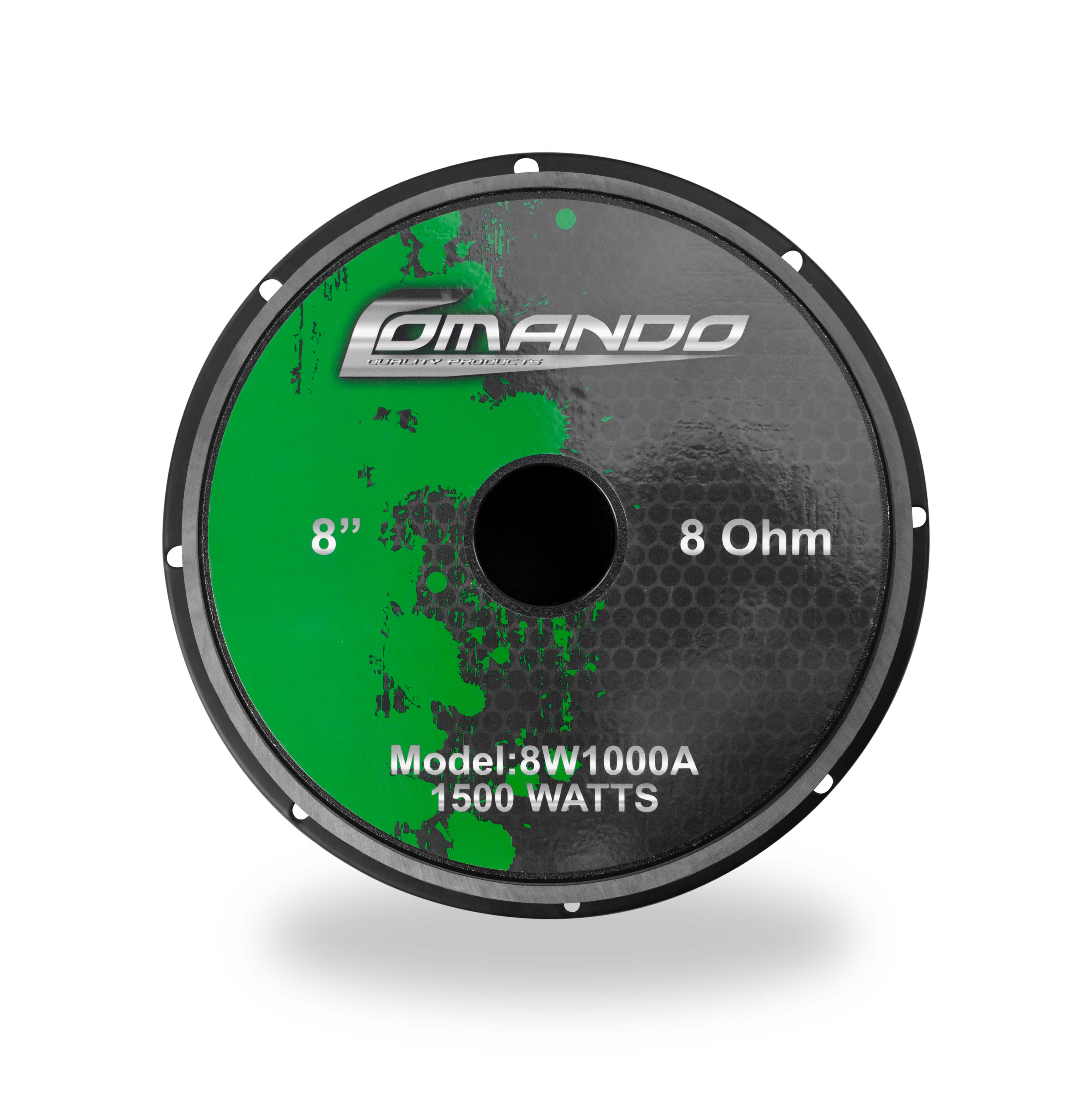 Comando 12 Inch 8W1000A | 8'' | 1500W MAX | 8ohm – Comando Audio Inc.