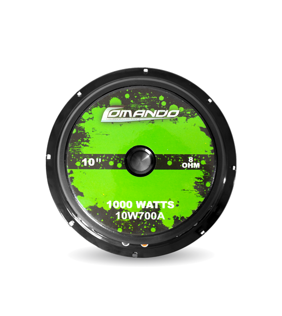 10W700A | 10'' | 1000W MAX | 8Ω - Comando Audio Inc.
