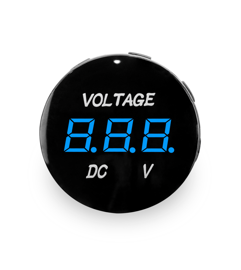 VOLTM1-BLUE | Waterproof Digital Voltmeter
