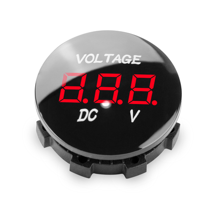 VOLTM1-RED | Waterproof Digital Voltmeter - Comando Audio Inc.