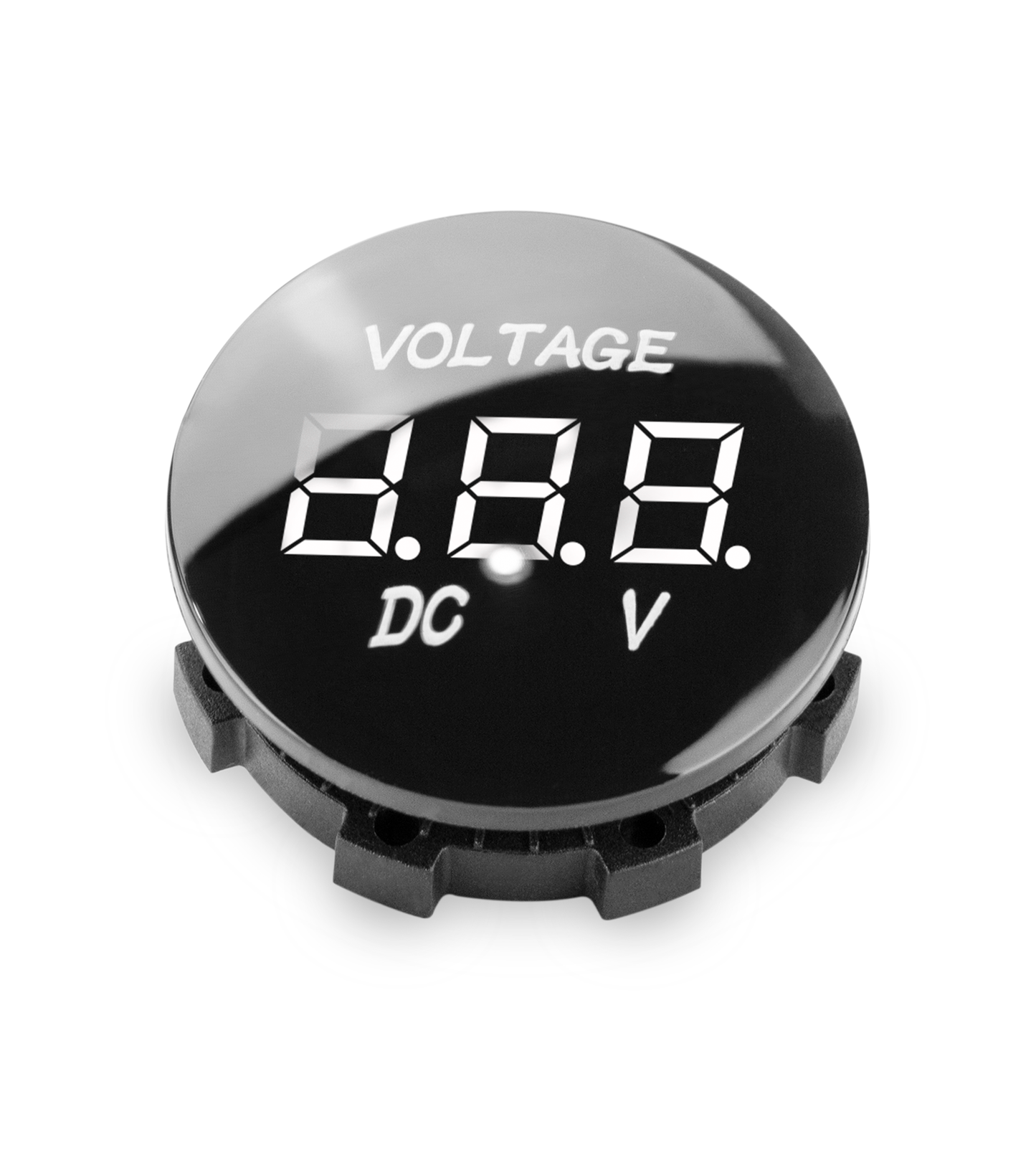 VOLTM1-WHITE | Waterproof Digital Voltmeter - Comando Audio Inc.