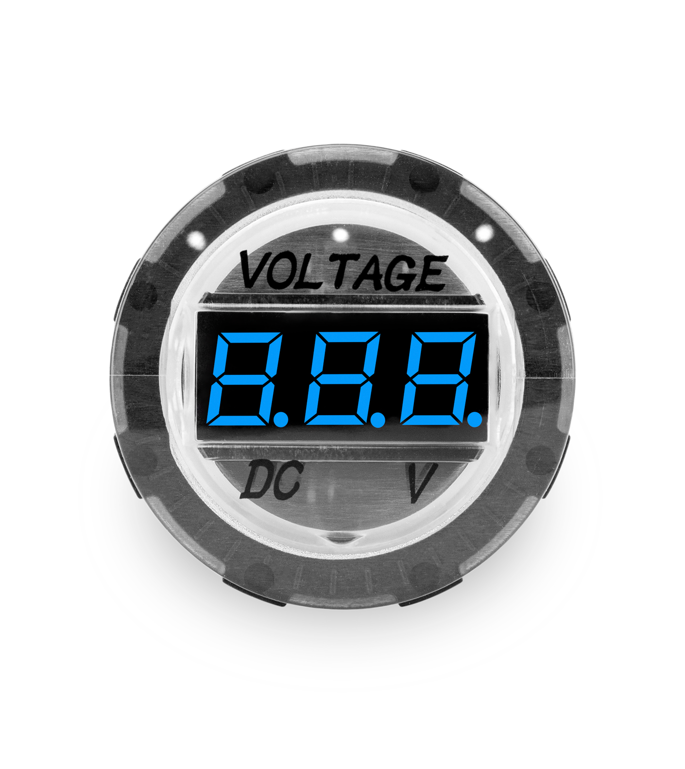 VOLTM2-BLUE | Waterproof Digital Voltmeter - Comando Audio Inc.