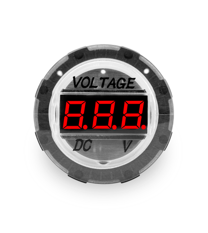 VOLTM2-RED | Waterproof Digital Voltmeter - Comando Audio Inc.